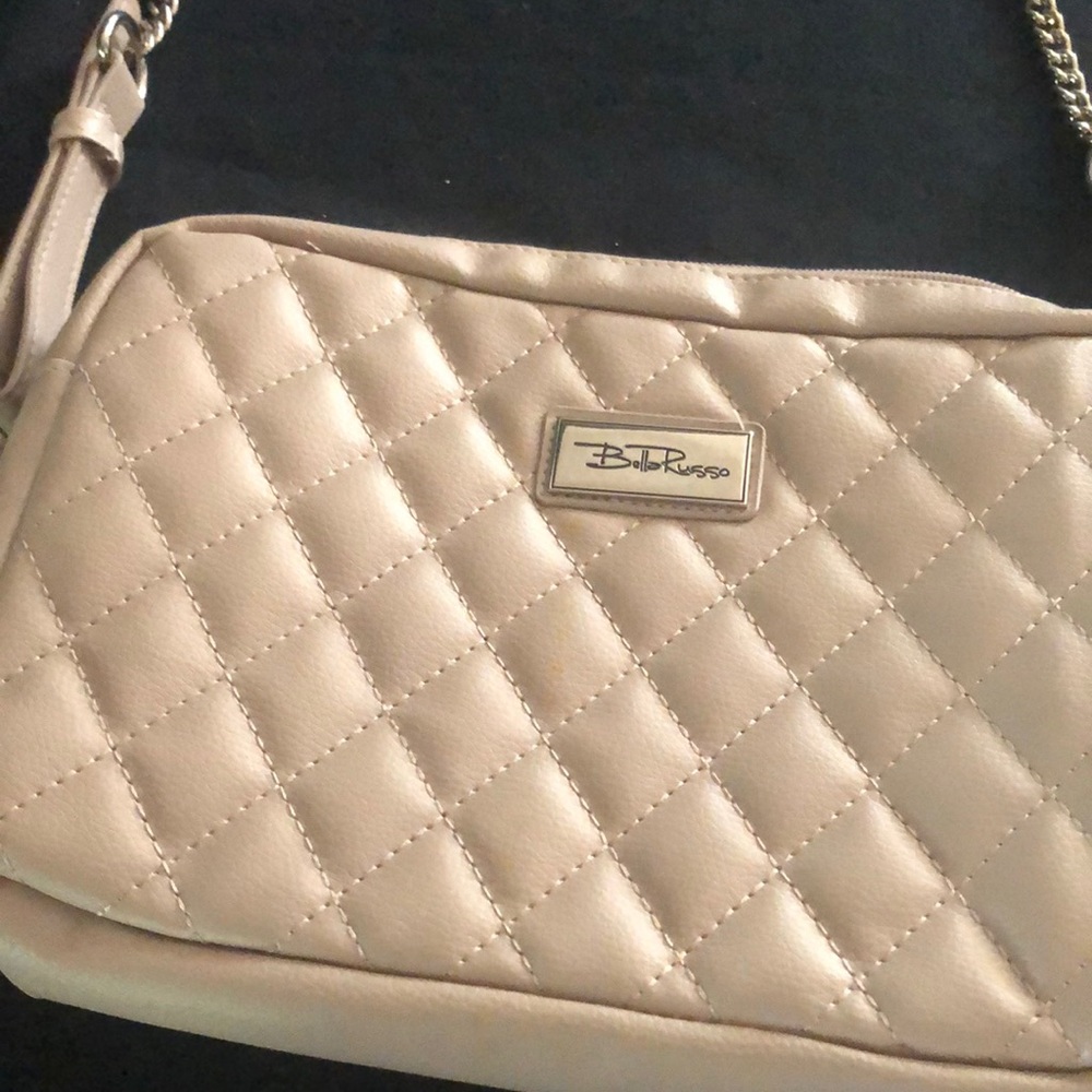 Dusky pink handbag